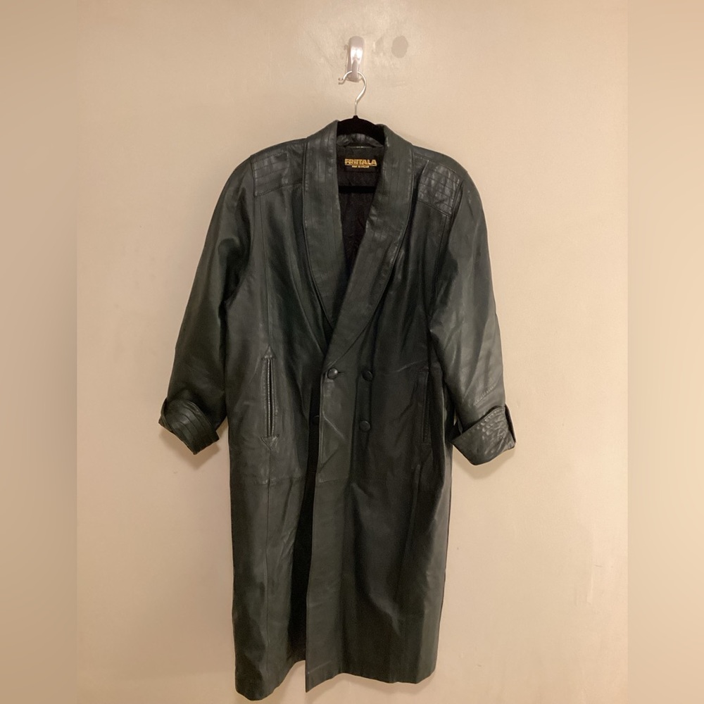 Vintage Fritala Black Women's Leather Jacket